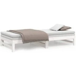 Dormeuse Estraibile Bianca 2x(90x200) Cm - Letto Per Adulti Legno Massello Di Pino BV716355 - BonneVie 11 Dormeuse Estraibile Bianca 2x(90x200) Cm - Letto Per Adulti Legno Massello Di Pino BV716355 - BonneVie -LettoMania Italia 91042490 5