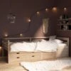 Giroletto Con Cassetti Struttura Letto - Letto Per Adulti E Contenitore In Legno Di Pino 90x200 Cm BV947449 - BonneVie