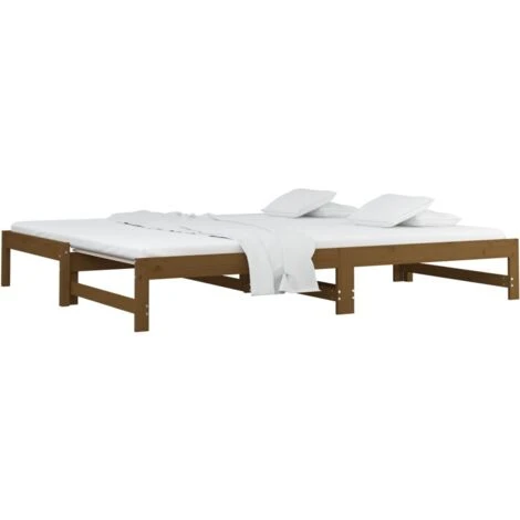 Dormeuse Estraibile - Letto Per Adulti Miele 2x(90x190) Cm Legno Massello Di Pino BV270661 - BonneVie 5 Dormeuse Estraibile - Letto Per Adulti Miele 2x(90x190) Cm Legno Massello Di Pino BV270661 - BonneVie - immagine 3
