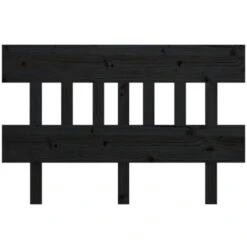 Testiera Per Letto Elegant - Testate E Armadi Nera 163,5x3x81 Cm In Legno Massello Di Pino BV269204 - BonneVie 9 Testiera Per Letto Elegant - Testate E Armadi Nera 163,5x3x81 Cm In Legno Massello Di Pino BV269204 - BonneVie -LettoMania Italia 91051745 3