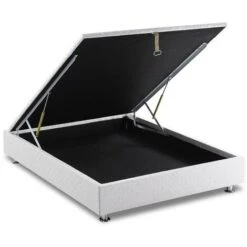 Rete Con Giroletto E Contenitore 150 X 190 Cm Bianco - COFFRE Di DREAMEA PLAY 8 Rete Con Giroletto E Contenitore 150 X 190 Cm Bianco - COFFRE Di DREAMEA PLAY -LettoMania Italia 91696764 2