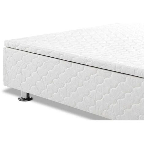 Rete Con Giroletto E Contenitore 150 X 190 Cm Bianco - COFFRE Di DREAMEA PLAY 5 Rete Con Giroletto E Contenitore 150 X 190 Cm Bianco - COFFRE Di DREAMEA PLAY - immagine 3