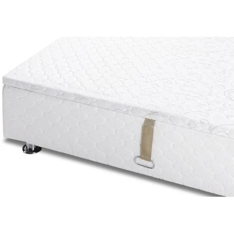 Rete Con Giroletto E Contenitore 150 X 190 Cm Bianco - COFFRE Di DREAMEA PLAY 6 Rete Con Giroletto E Contenitore 150 X 190 Cm Bianco - COFFRE Di DREAMEA PLAY - immagine 4