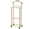 Indossatore Appendiabiti In Legno Di Faggio Salvaspazio Ingresso 5x44,5x97,5H Cm -LettoMania Italia 92059532 1
