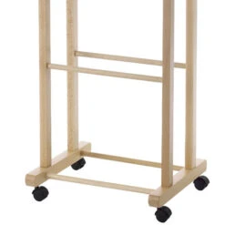 Indossatore Appendiabiti In Legno Di Faggio Salvaspazio Ingresso 5x44,5x97,5H Cm -LettoMania Italia 92059532 4