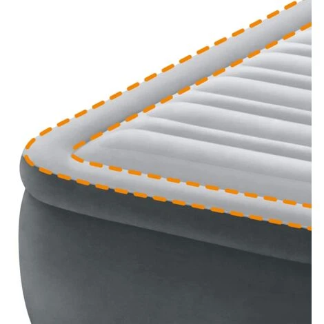 Materasso Dura-Beam Deluxe Ultra Plush Headboard Queen 86cm INTEX 7 Materasso Dura-Beam Deluxe Ultra Plush Headboard Queen 86cm INTEX - immagine 5