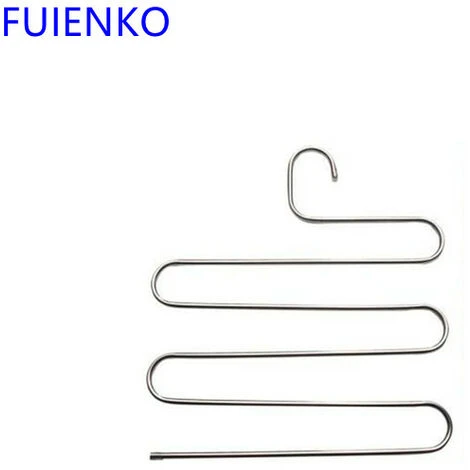 None Portapantaloni A Forma Di S 5 Strati Colore Argento 38X36CM 3 None Portapantaloni A Forma Di S 5 Strati Colore Argento 38X36CM