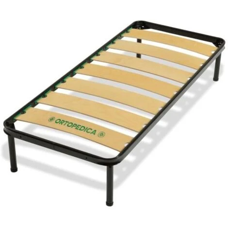 Rete A Doghe Larghe Singola 80X190 Ortopedica 4 Piedi Avvitabili Listelloni Plus 3 Rete A Doghe Larghe Singola 80X190 Ortopedica 4 Piedi Avvitabili Listelloni Plus