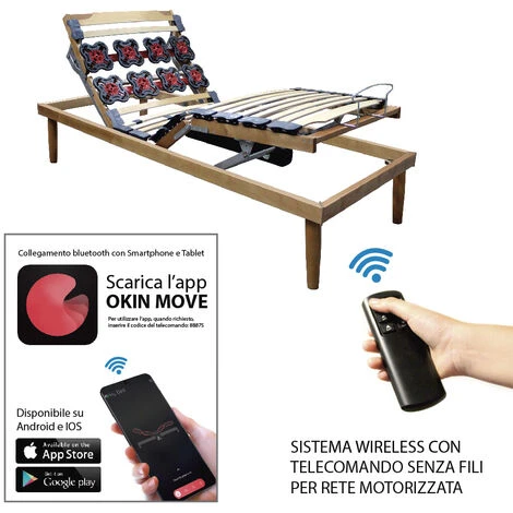 Memoryline - Telecomando OKIN Wireless E Bluetooth 5 Memoryline - Telecomando OKIN Wireless E Bluetooth - immagine 3