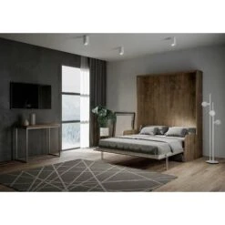 Letto Matrimoniale Sofà Kentaro Verticale A Scomparsa Noce (ALESSIA 20) 11 Letto Matrimoniale Sofà Kentaro Verticale A Scomparsa Noce (ALESSIA 20) -LettoMania Italia 94331366 5