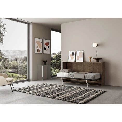 Letto Kando Singolo Orizzontale Noce 6 Letto Kando Singolo Orizzontale Noce - immagine 4