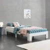 Nova Letto In Legno Di Pino Con Rete A Doghe Design Minimal Bianco Varie Misure Colore : 90 X 200 Cm 1 Nova Letto In Legno Di Pino Con Rete A Doghe Design Minimal Bianco Varie Misure Colore : 90 X 200 Cm -LettoMania Italia 94577445 1