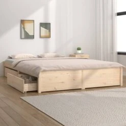 Nova Letto Design Moderno Con 4 Cassettoni 120x190 Cm In Vari Colori Colore : Marrone Chiaro