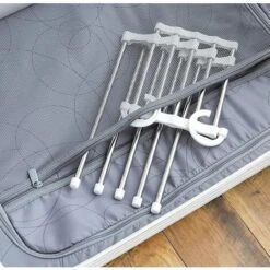 Appendiabiti Per Pantaloni In Acciaio Inossidabile Da 2 Pezzi Appendiabiti Multiplo Pieghevole Espandibile Magic Hanger Organizer Bianco -LettoMania Italia 96815513 5