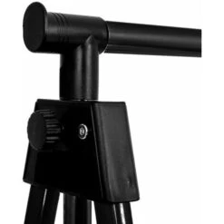 Stand Appendiabiti Pieghevole In Acciaio Asta Allungabile Regolabile Con Ruote -LettoMania Italia 97314852 5