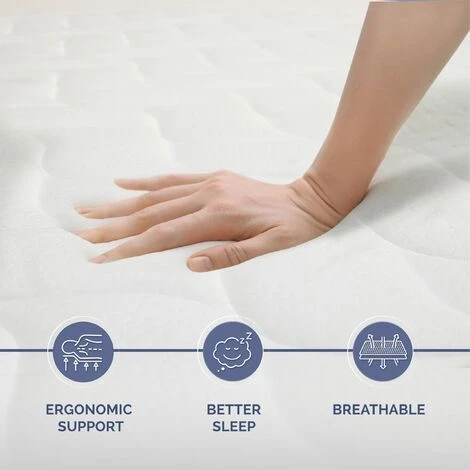 Materasso Singolo 80 X 190 Waterfoam Hybrid Supporto Sostenuto Ergonomico Rivestimento Termoregolatore Stretch Sfoderabile Naturalmente Anallergico Antibatterico E Antiacaro 6 Materasso Singolo 80 X 190 Waterfoam Hybrid Supporto Sostenuto Ergonomico Rivestimento Termoregolatore Stretch Sfoderabile Naturalmente Anallergico Antibatterico E Antiacaro - immagine 4