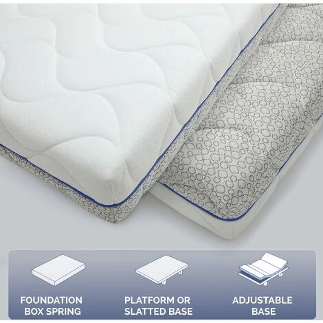 Materasso Matrimoniale 160 X 190 Waterfoam Hybrid Supporto Sostenuto Ergonomico Rivestimento Termoregolatore Stretch Sfoderabile Naturalmente Anallergico Antibatterico E Antiacaro 4 Materasso Matrimoniale 160 X 190 Waterfoam Hybrid Supporto Sostenuto Ergonomico Rivestimento Termoregolatore Stretch Sfoderabile Naturalmente Anallergico Antibatterico E Antiacaro - immagine 2