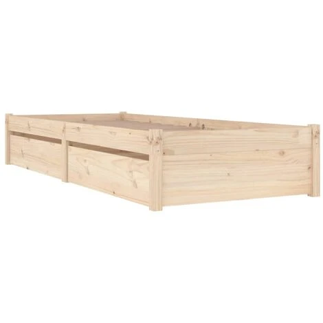 Nova Letto Design Moderno Con 2 Cassetti In Vari Colori 75x190 Cm Colore : Marrone Chiaro 5 Nova Letto Design Moderno Con 2 Cassetti In Vari Colori 75x190 Cm Colore : Marrone Chiaro - immagine 3