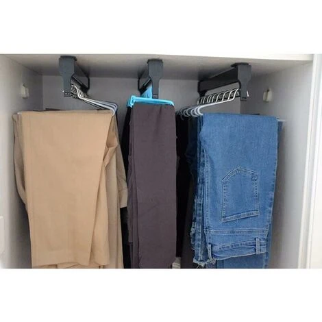 Appendiabiti Telescopico Regolabile In Acciaio Inossidabile (292 Mm) 6 Appendiabiti Telescopico Regolabile In Acciaio Inossidabile (292 Mm) - immagine 4