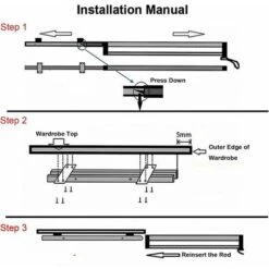 Appendiabiti Telescopico Regolabile In Acciaio Inossidabile (292 Mm) 11 Appendiabiti Telescopico Regolabile In Acciaio Inossidabile (292 Mm) -LettoMania Italia 98710835 5