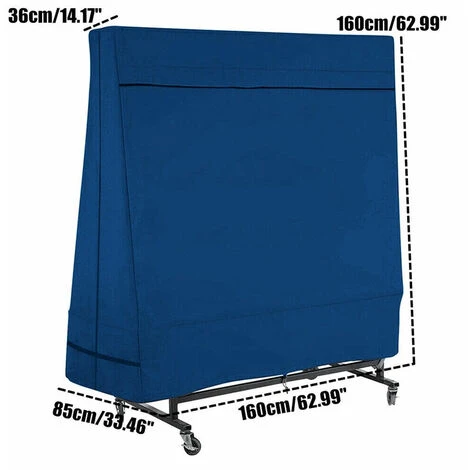 Copertura Per Tavolo Da Ping Pong Copertura Per Tavolo Da Ping Pong Da Esterno Impermeabile Antipolvere 4 Copertura Per Tavolo Da Ping Pong Copertura Per Tavolo Da Ping Pong Da Esterno Impermeabile Antipolvere - immagine 2