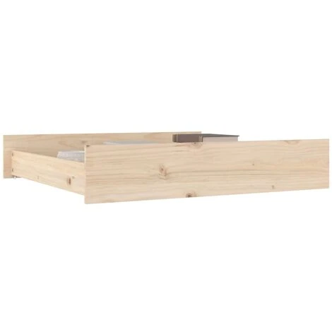 Cassettoni Da Letto 2 Pz In Legno Massello Di Pino 5 Cassettoni Da Letto 2 Pz In Legno Massello Di Pino - immagine 3